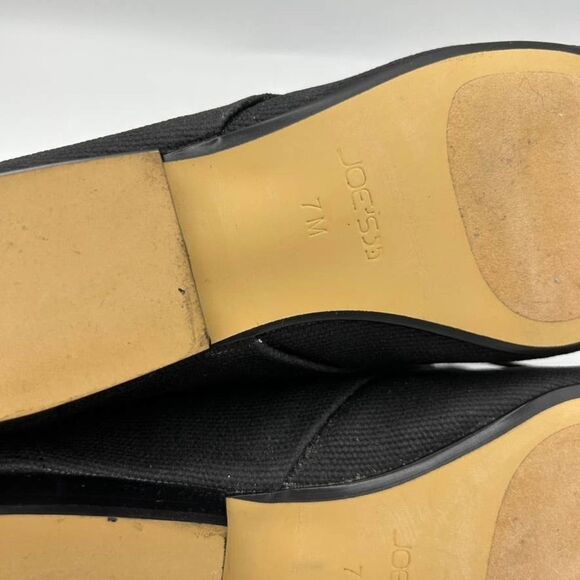 Joe's 7M Black Lace Up‎ Loafers Round / Pointed Toe Shoes - Picture 9 of 10